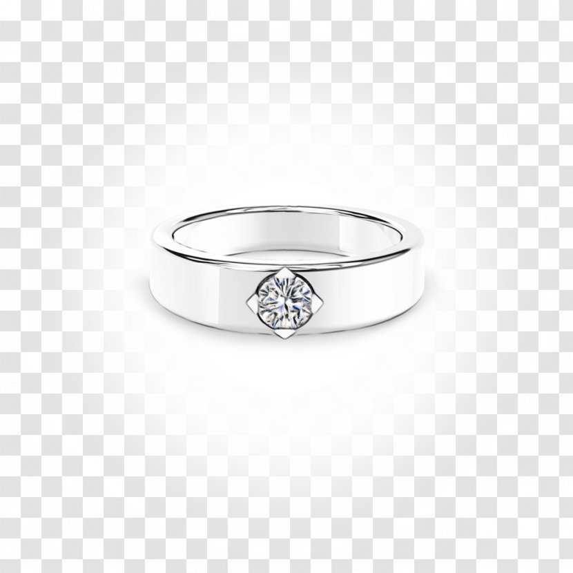 Wedding Ring Silver Body Jewellery - Platinum - Jewelry Transparent PNG