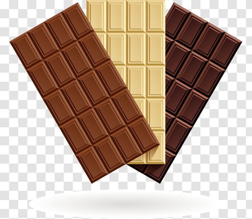 Chocolate Bar Hot White Cream - Food - Three Kinds Of Delicious Transparent PNG