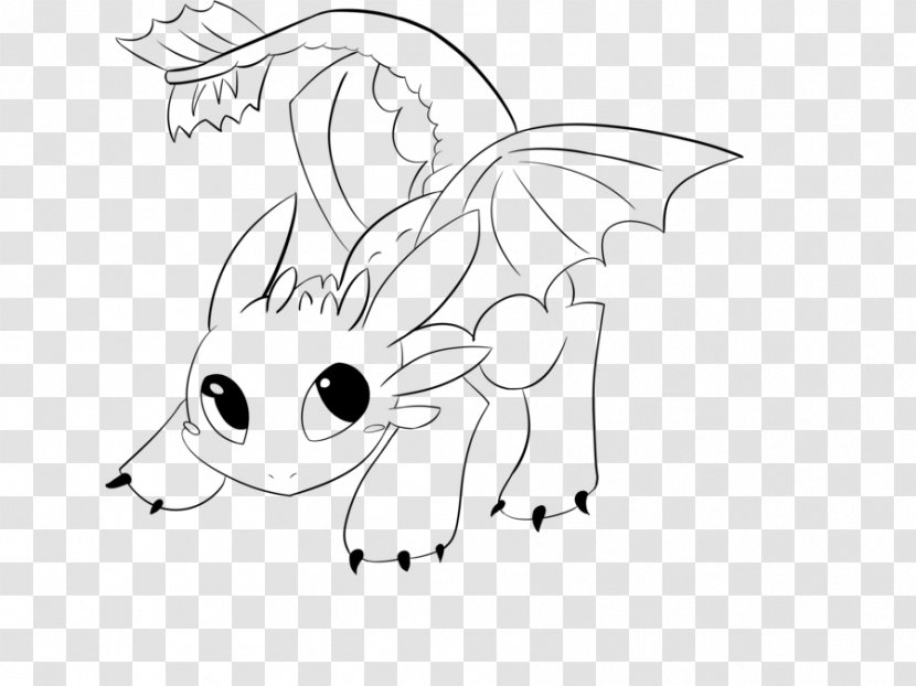 Hiccup Horrendous Haddock III Line Art Toothless Drawing How To Train Your Dragon - Flower Transparent PNG