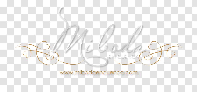 Logo Brand Line Font - White - Nuestra Boda Transparent PNG