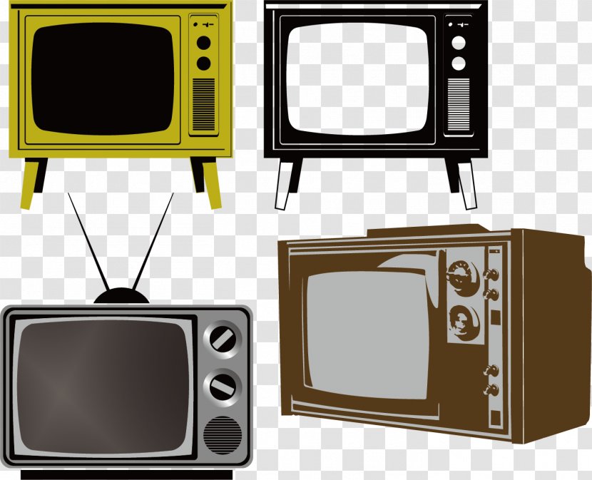 Digital Television Transition Paper Zazzle - Poster - TV Nostalgic Retro Appliances Background Material Transparent PNG