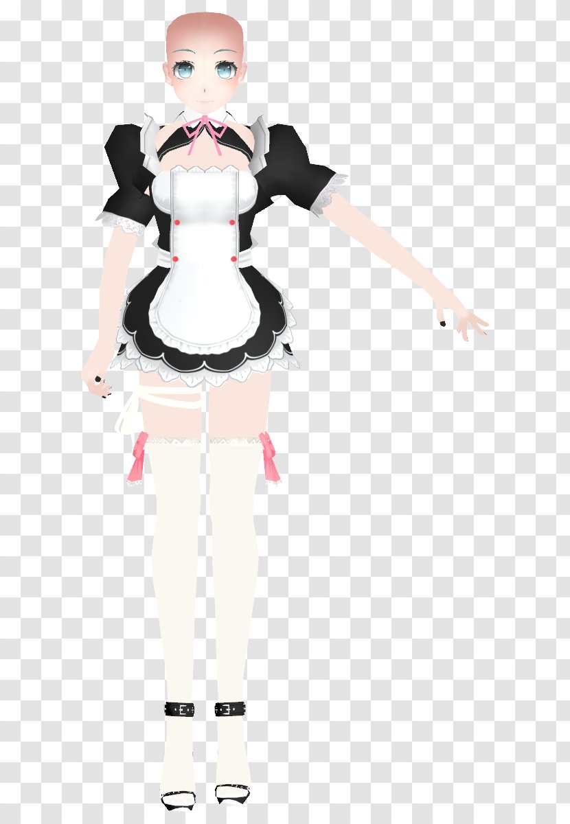 Clothing French Maid Uniform Dress - Watercolor Transparent PNG