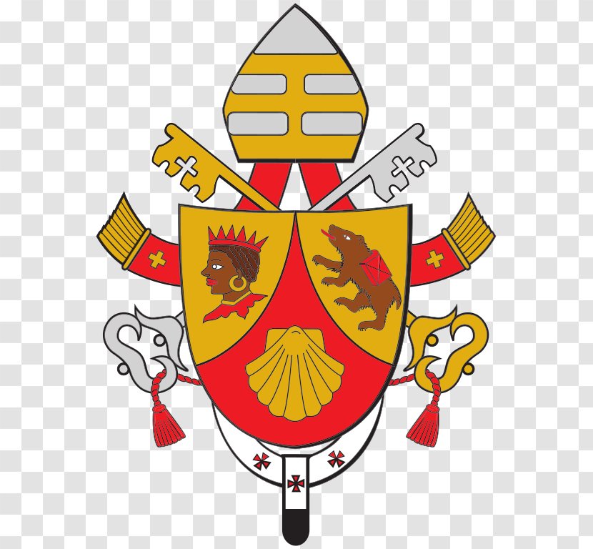Vatican City Coat Of Arms Pope Francis Papal Coats Tiara - Corvo Tattoo Transparent PNG
