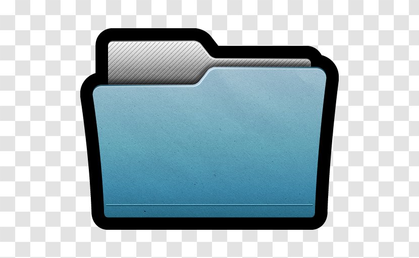 Blue Rectangle - Folder Alternate Transparent PNG