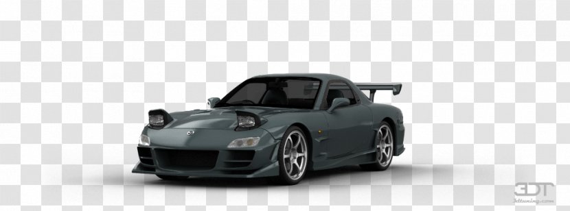 Alloy Wheel Automotive Design Sports Car Lighting - Performance - Mazda RX-7 Transparent PNG