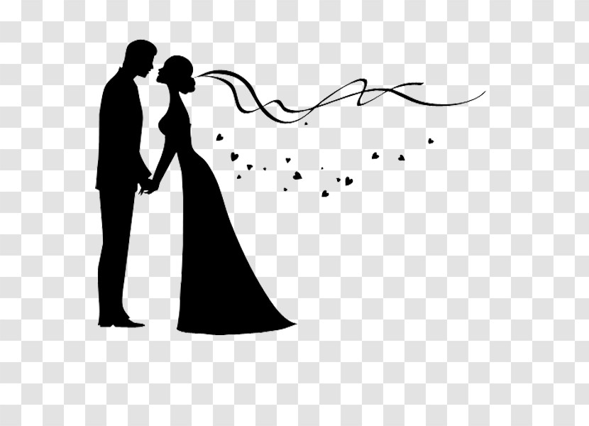 People In Nature Black-and-white Love Silhouette Romance Transparent PNG
