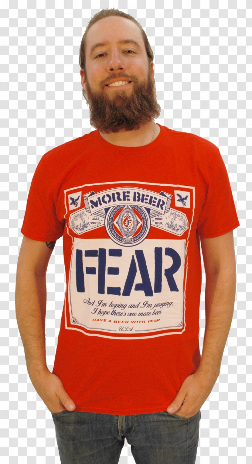 T-shirt Beer Carling Black Label Fear - Beard - Pack Transparent PNG