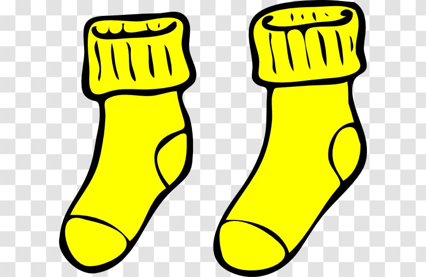Sock Royalty-free Clothing Clip Art - Yellow - Fall Socks Cliparts Transparent PNG