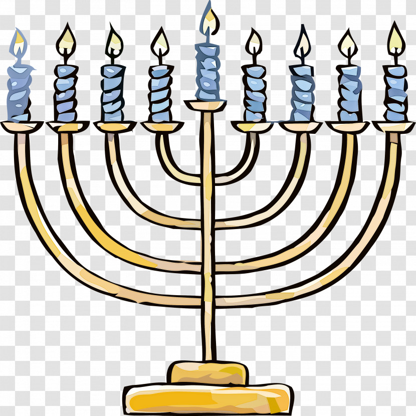 Candle Hanukkah Happy Hanukkah Transparent PNG