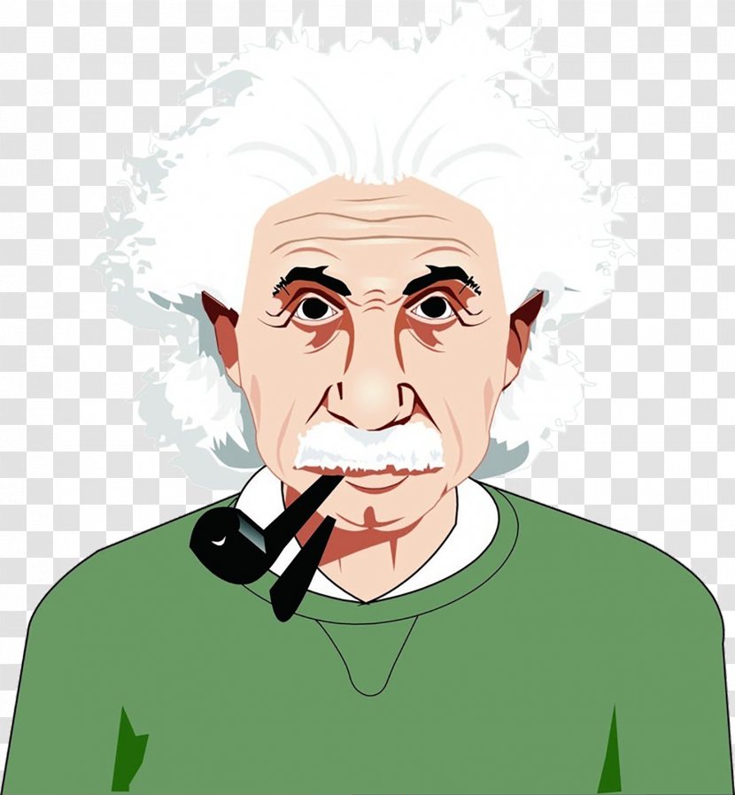 Albert Einstein Memorial Scientist Physics Theory Of Relativity - Heart - Cartoon Smoking Man Transparent PNG