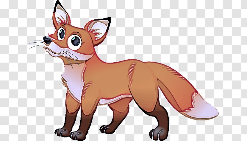 Cartoon Red Fox Swift Clip Art - Snout Transparent PNG