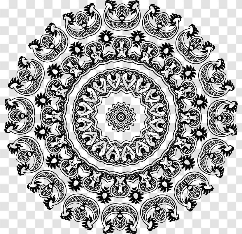 Abstract Art Floral Design Drawing - Pattern Transparent PNG