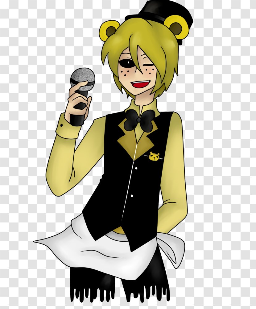 Five Nights At Freddy's 2 3 4 Freddy Fazbear's Pizzeria Simulator Freddy's: Sister Location - Watercolor - Just Gold Transparent PNG