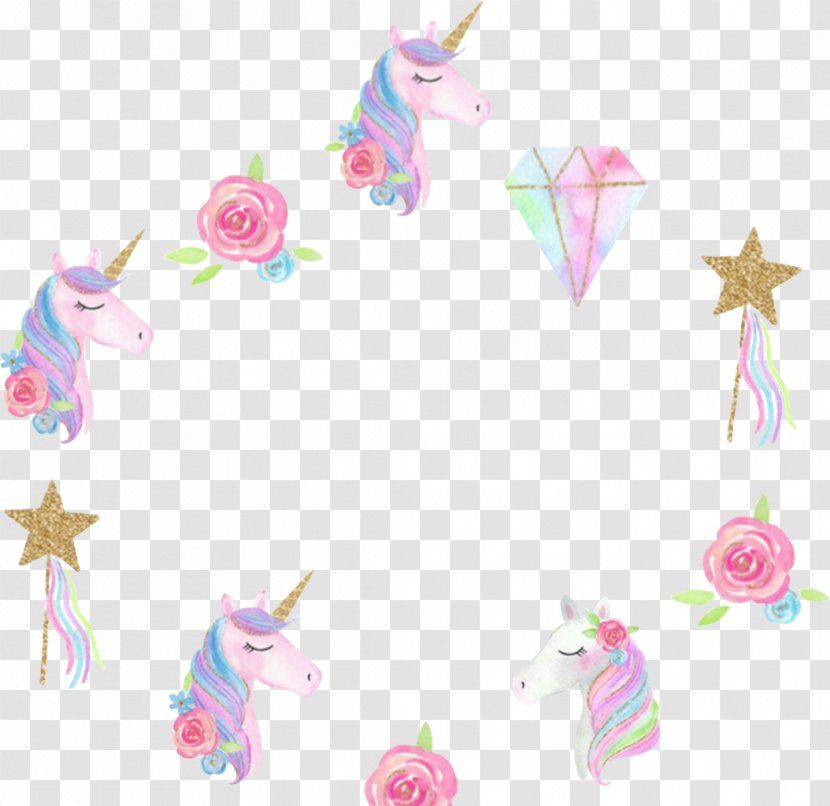 Unicorn Frame - Sticker - Assorted Picture Frames Image PhotographUnicorn Transparent PNG