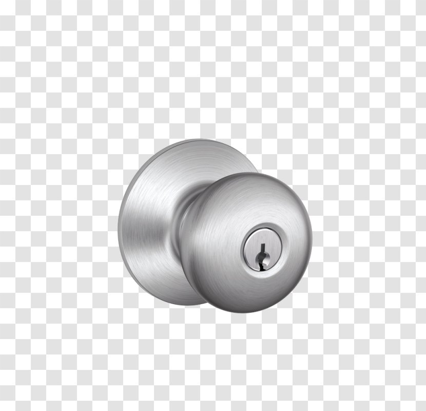 Schlage Door Handle Lockset - Bathroom Transparent PNG