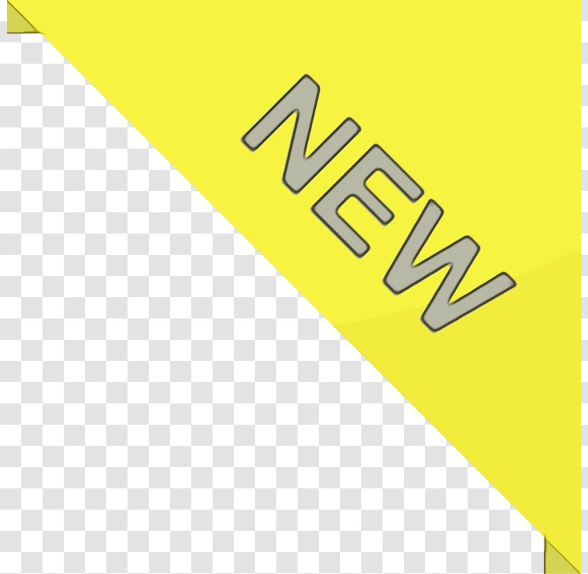 Yellow Text Font Logo Transparent PNG