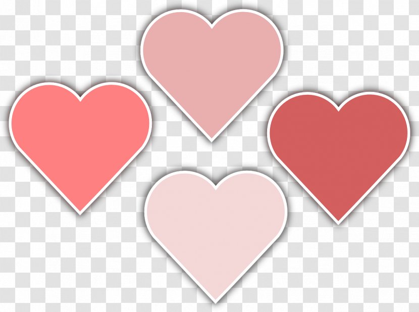 Heart Clip Art - Drawing - PINK HEARTS Transparent PNG