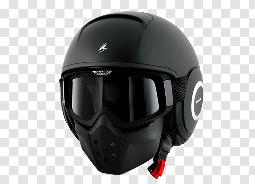 Motorcycle Helmets Accessories Shark Scooter - Sport Bike Transparent PNG