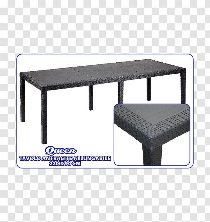 Rectangle - Outdoor Table - Angle Transparent PNG