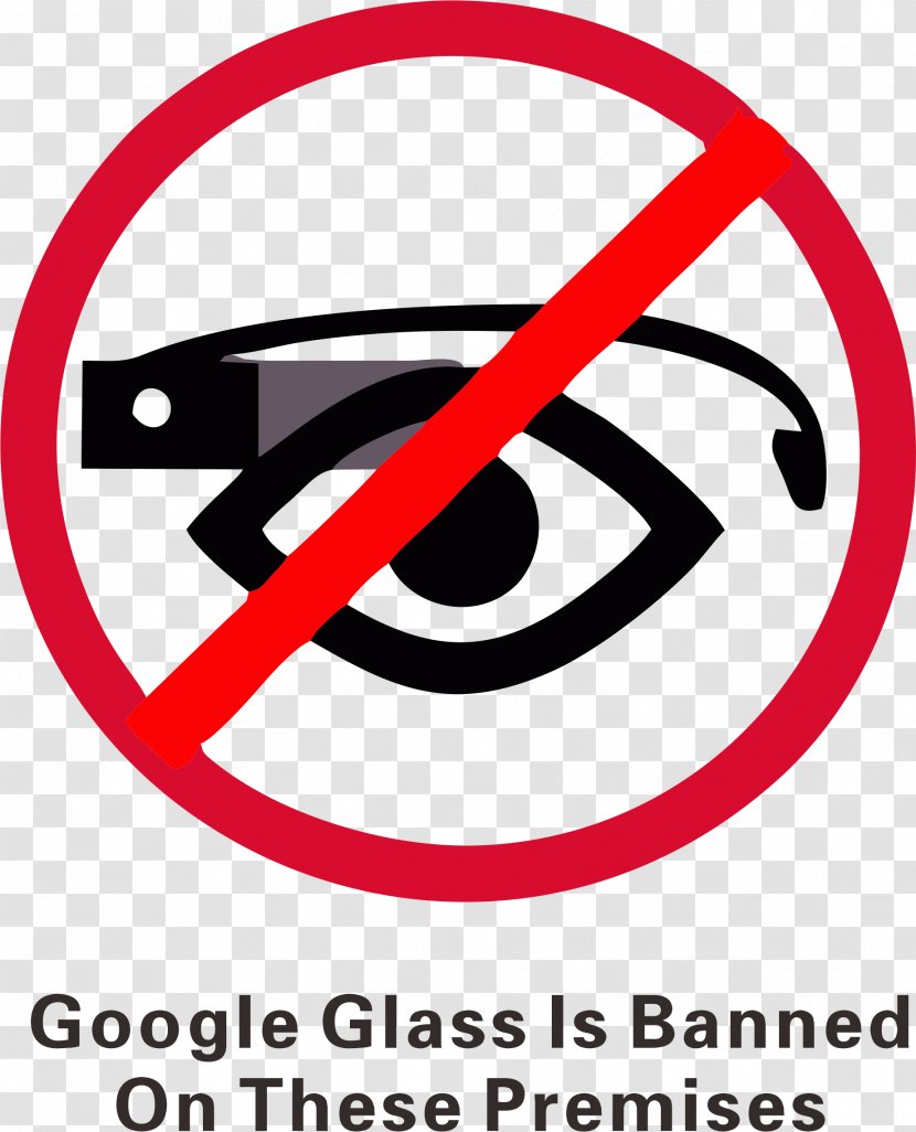 Google Glass Search Wearable Technology Smartglasses - Smartwatch - No Entry (English) Transparent PNG