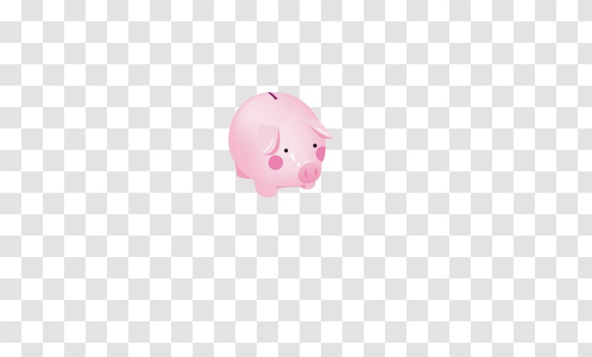 Domestic Pig Textile Cartoon Pattern - Computer - Piggy Bank Transparent PNG