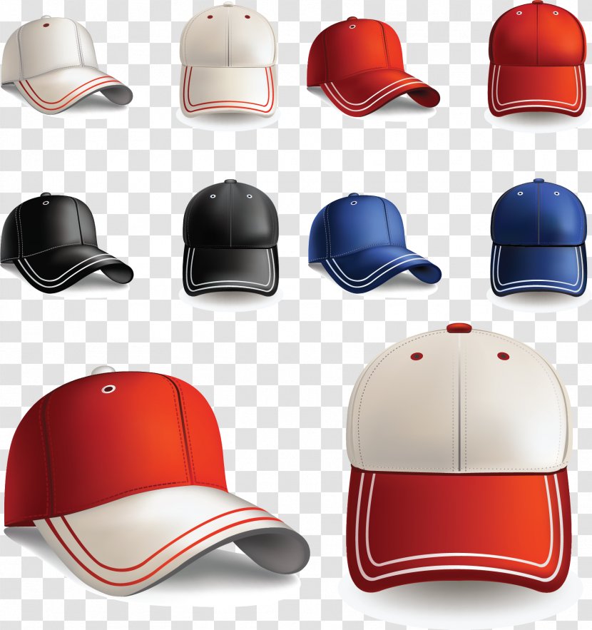 Baseball Cap Stock Photography Hat - Clothing - Color Vector Template Transparent PNG
