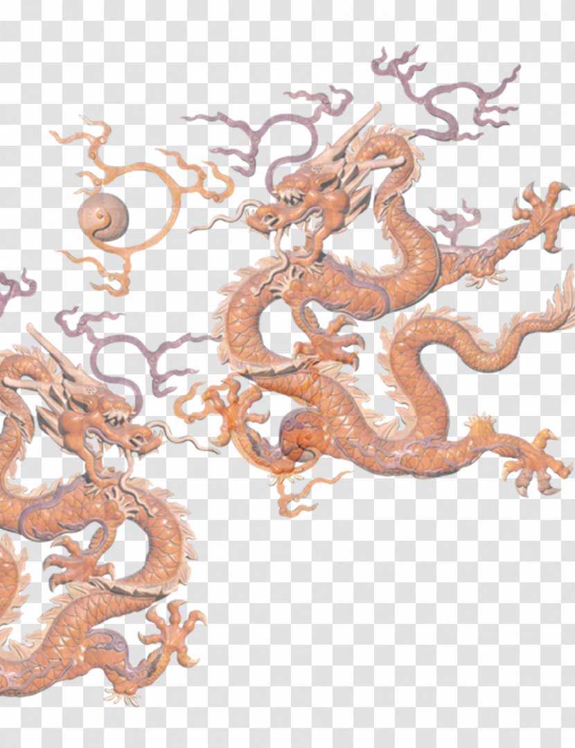 China Chinese Dragon Illustration - System Software - Traditional Pattern Transparent PNG
