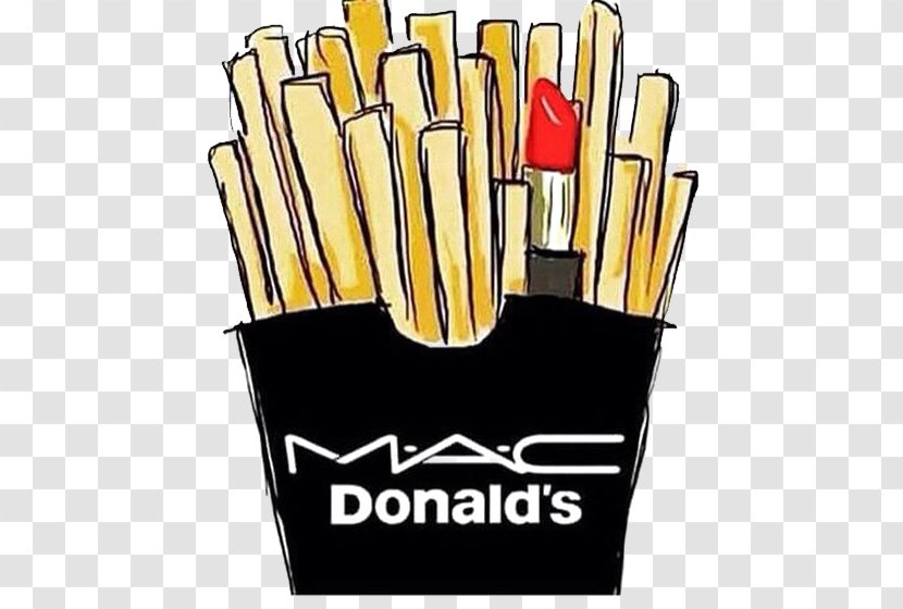 French Fries MAC Cosmetics Lipstick McDonalds - Eye Liner - Creative Chips Transparent PNG