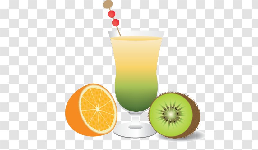 Orange Juice Drink Limeade Cocktail Garnish Harvey Wallbanger - Food - Fresh Frui Ts Transparent PNG
