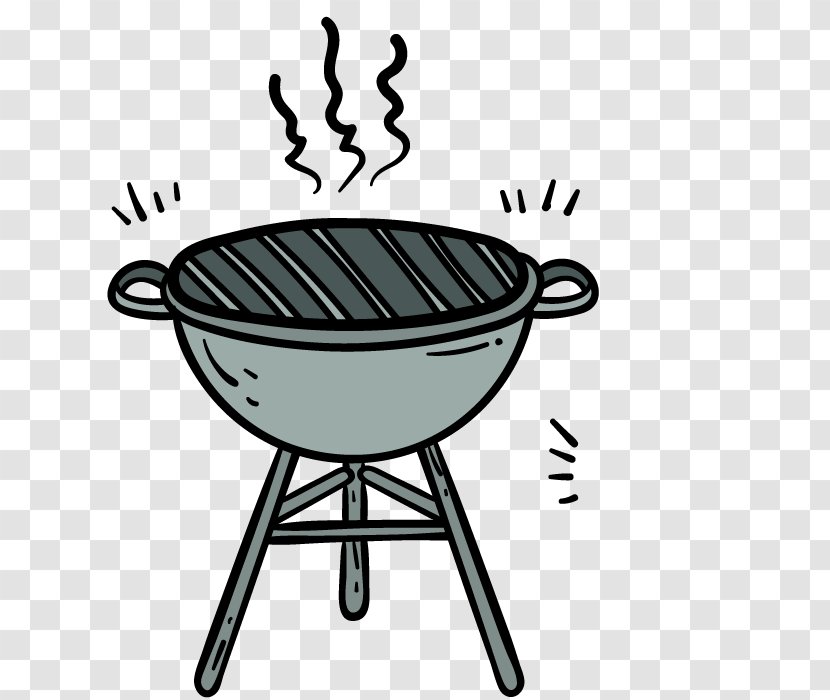 Sausage Barbecue Steak Teppanyaki - Chair - Vector Cooking Pot Transparent PNG