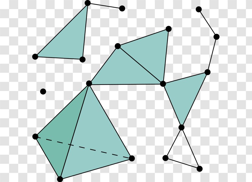 Simplicial Complex Set Homology Simplex - Triangle - Mathematics Transparent PNG