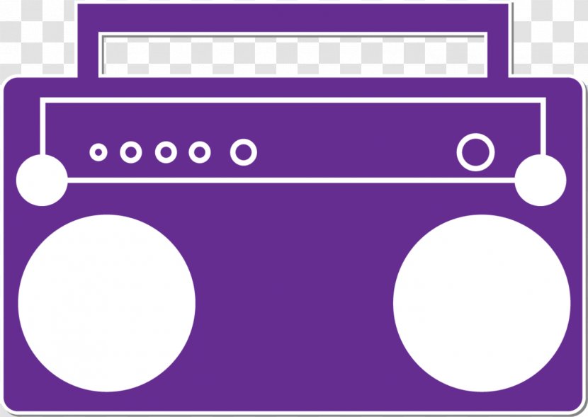 Radio Station FM Broadcasting Download - Multimedia - Purple Transparent PNG