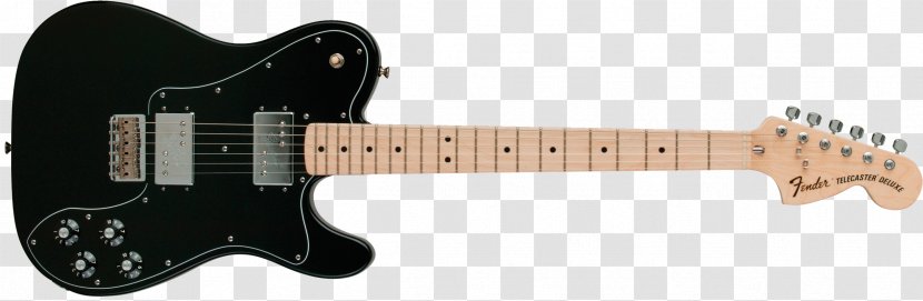 Fender Telecaster Deluxe Musical Instruments Corporation Custom Electric Guitar - Neck Transparent PNG