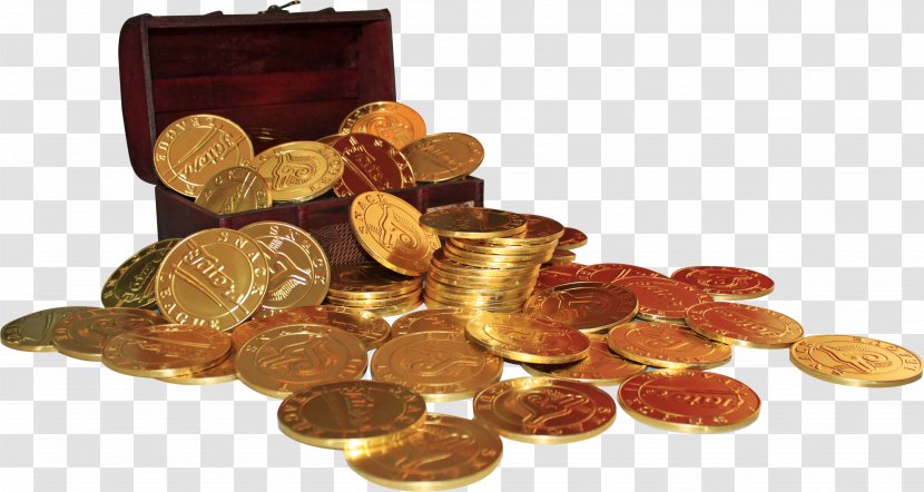 Coin Gold Treasure - Metal Transparent PNG