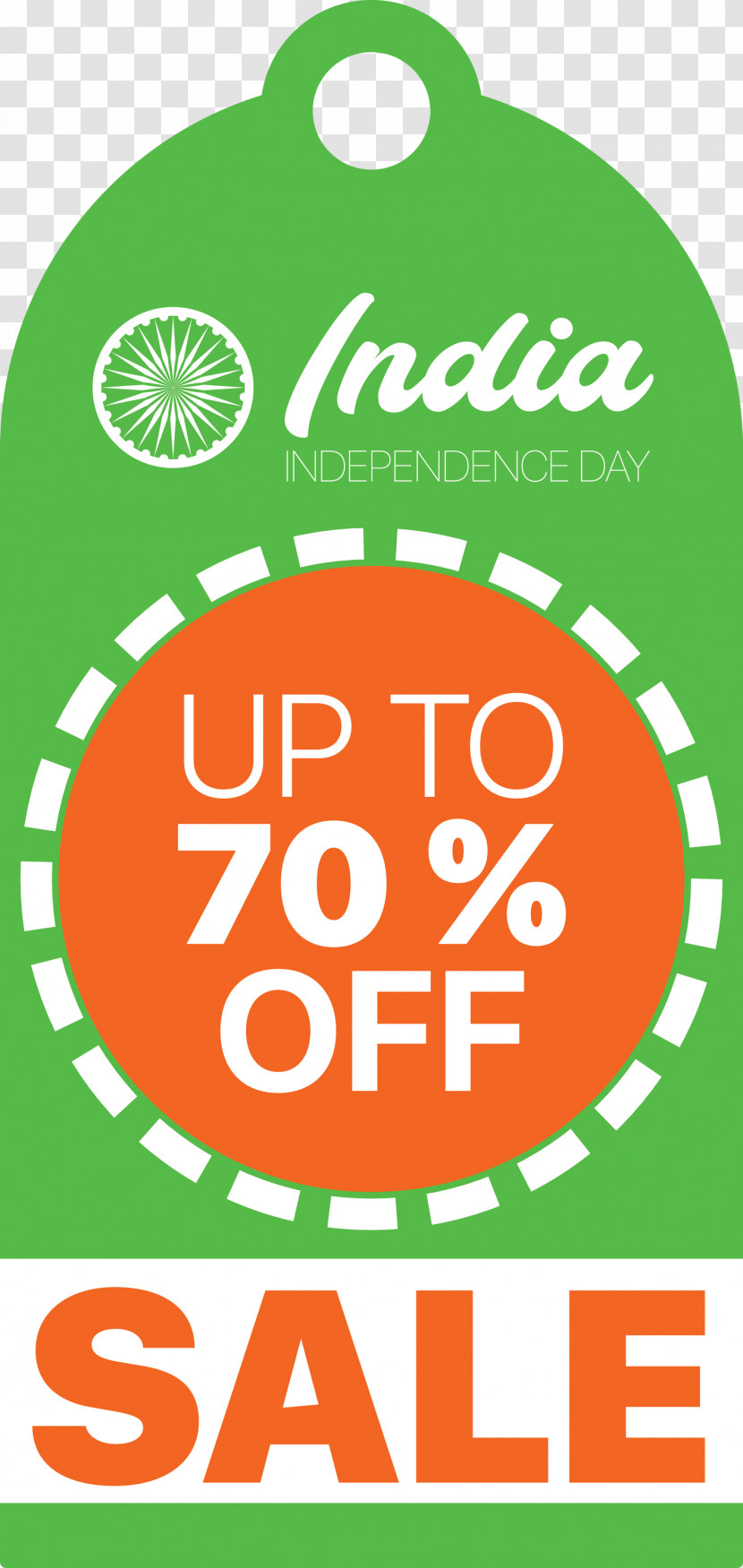 India Indenpendence Day Sale Tag India Indenpendence Day Sale Label Transparent PNG