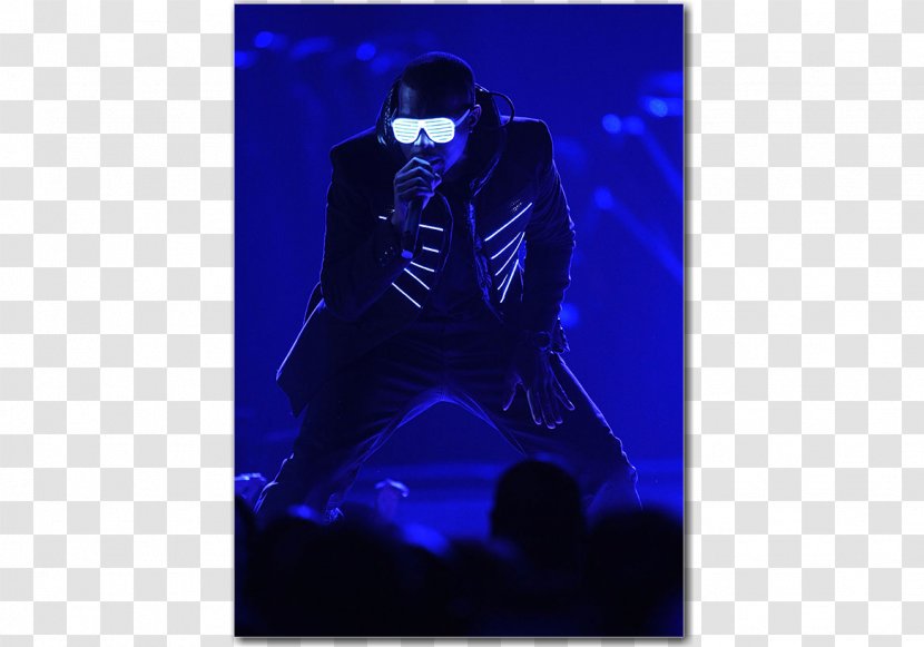 Cobalt Blue Love Lockdown Silhouette - Kanye West Transparent PNG
