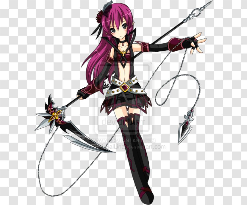 Elsword Character Drawing Game - Heart - Tree Transparent PNG