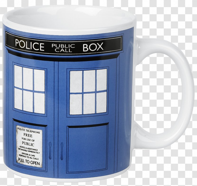 Twelfth Doctor TARDIS Mug Cup - Police Box Transparent PNG