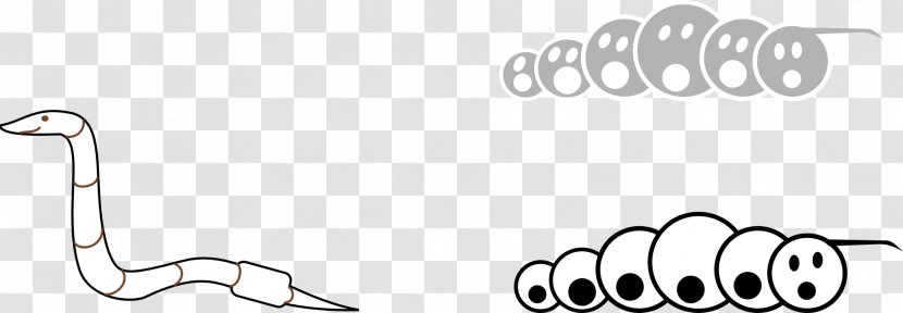 Worm Desktop Wallpaper Clip Art - Black And White - Bookworm Transparent PNG