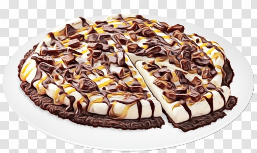 Ice Cream Pizza - Dessert - Tart Pie Transparent PNG