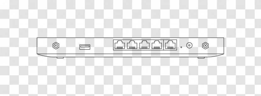 Wireless Router Technology Angle - Rectangle - Delete Button Transparent PNG