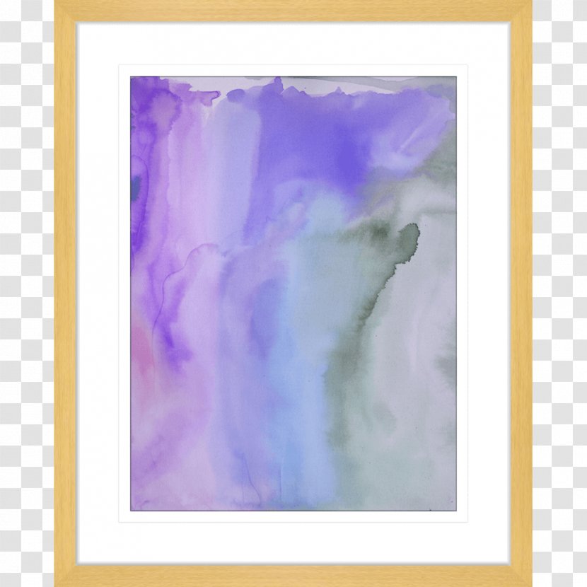 Watercolor Painting Picture Frames Acrylic Paint - Lavender - Watercolour Oak Transparent PNG