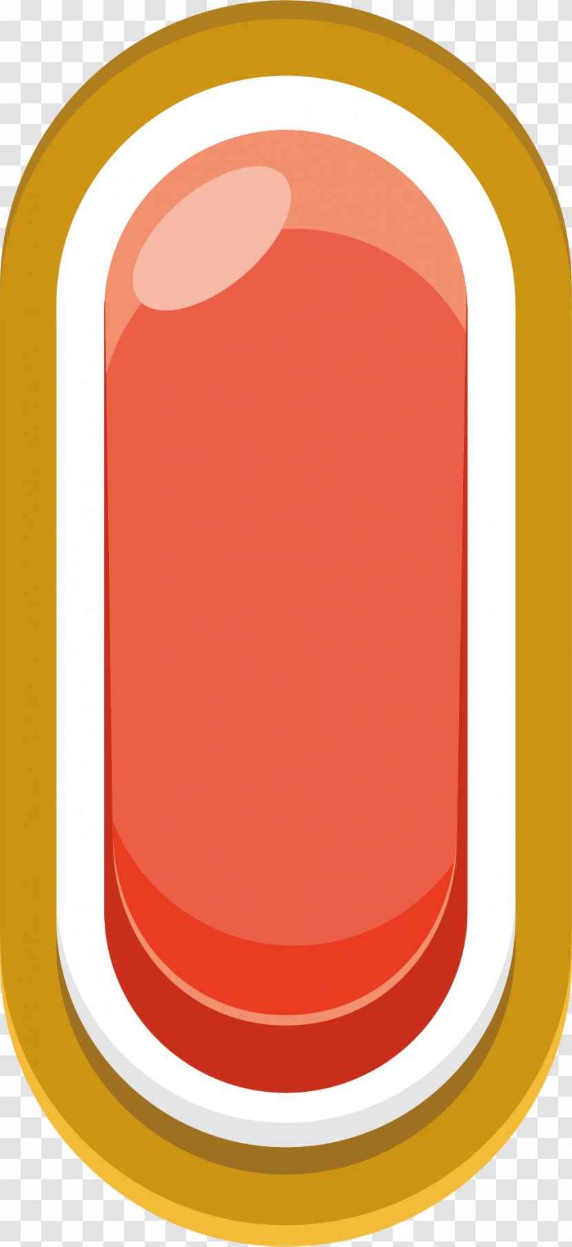 Area Clip Art - Orange - Creative Button Material Transparent PNG