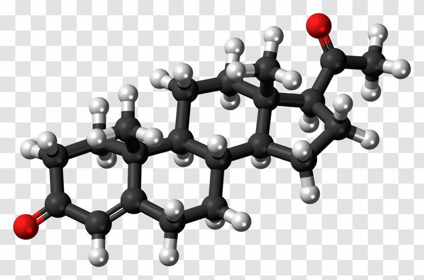 Progesterone Progestogen Steroid Hormone Molecule - Watercolor - Pathway Transparent PNG