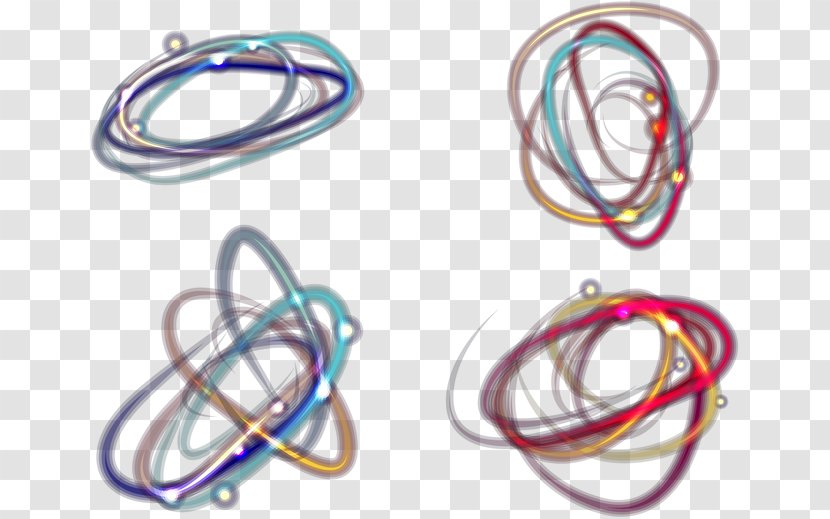 Light - Colorful Lines Transparent PNG