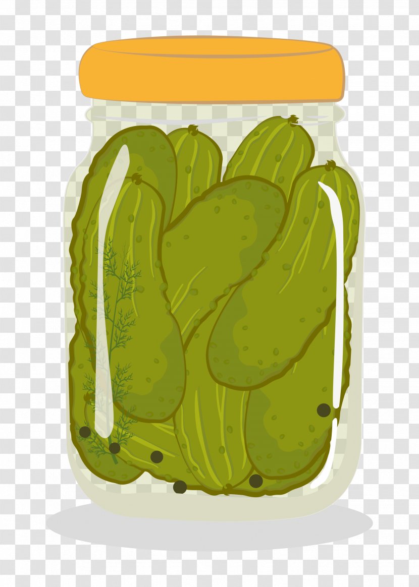Pickled Cucumber Pickling Jar Spice - Commodity Transparent PNG