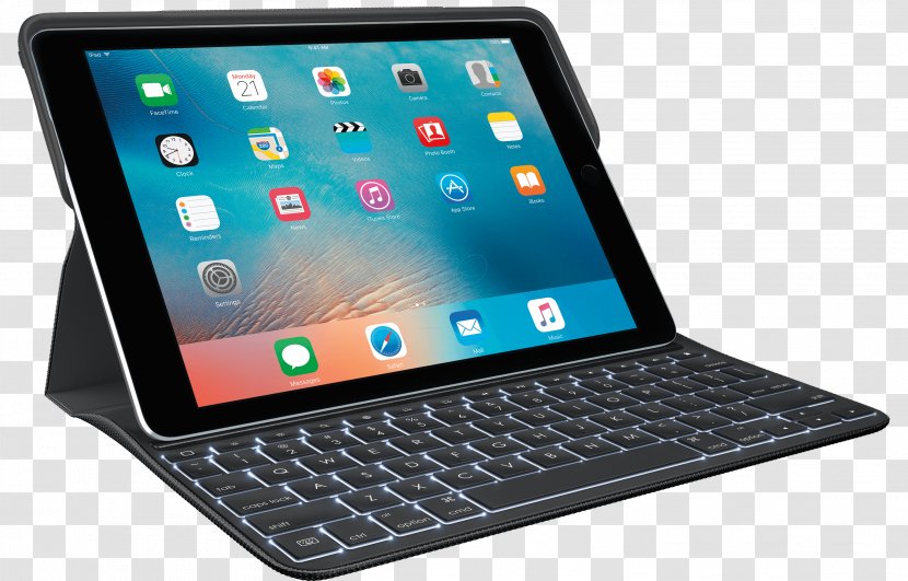 Computer Keyboard Apple Backlight Logitech IPad Pro - Tablet Transparent PNG