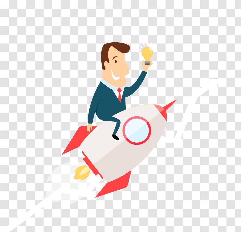 Marketing Businessperson Rocket Entrepreneurship - Child Transparent PNG