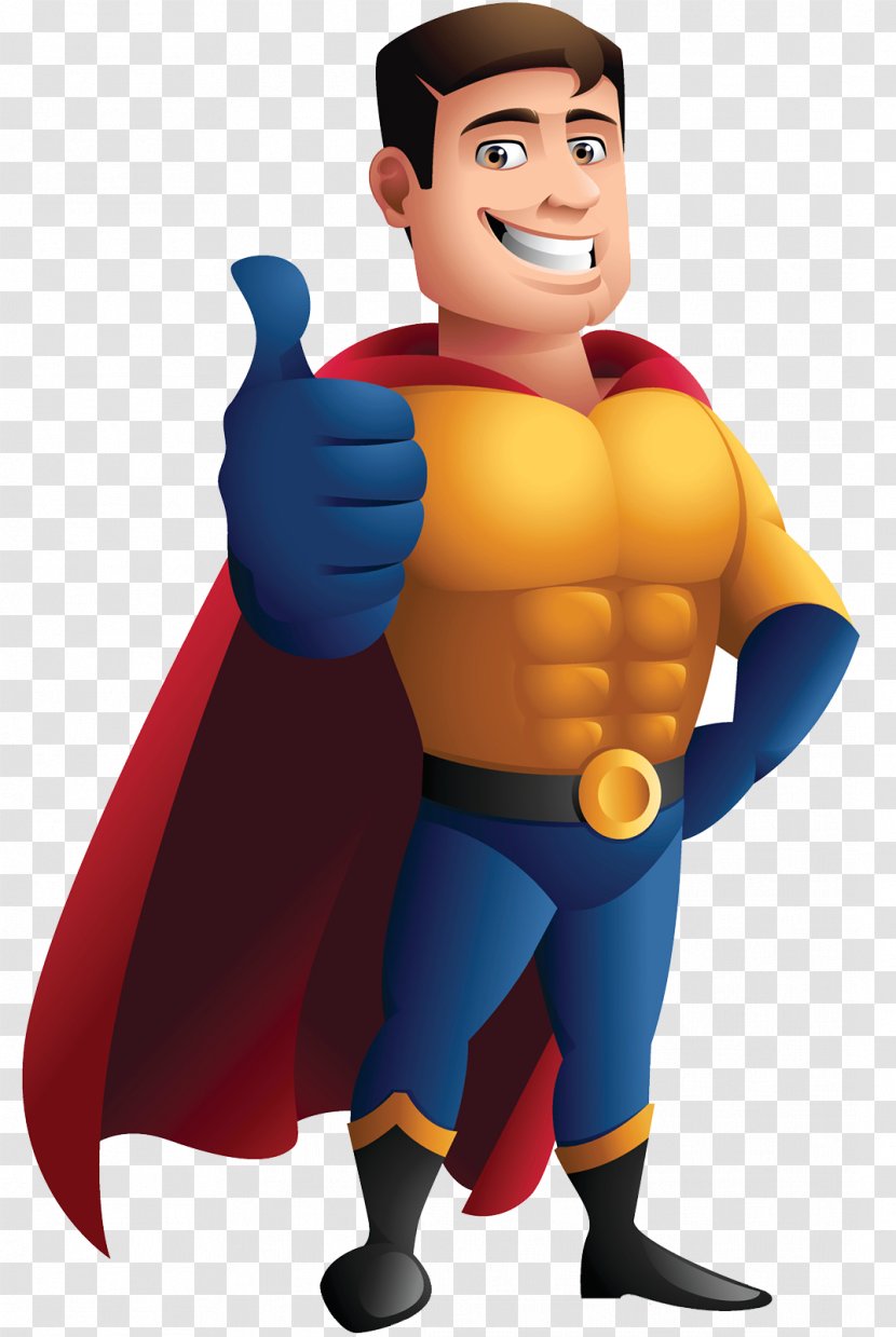 Clark Kent Superhero Illustration - Mascot - Cartoon Superman Comics Transparent PNG