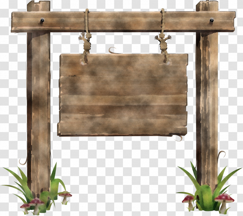 Wood Rectangle Plant Interior Design Furniture Transparent PNG